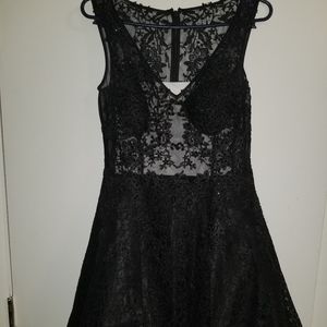 Black Sequin Dress